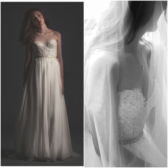 Sarah Seven Dresses & Skirts - Sarah Seven Carmine / Elizabeth Wedding  Dress